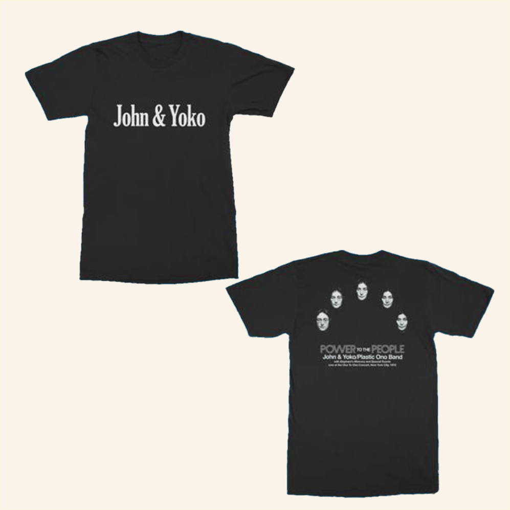 John And Yoko Power To The People T-Shirt John Lennon Merch Gifts For Fans Best Friend Gifts