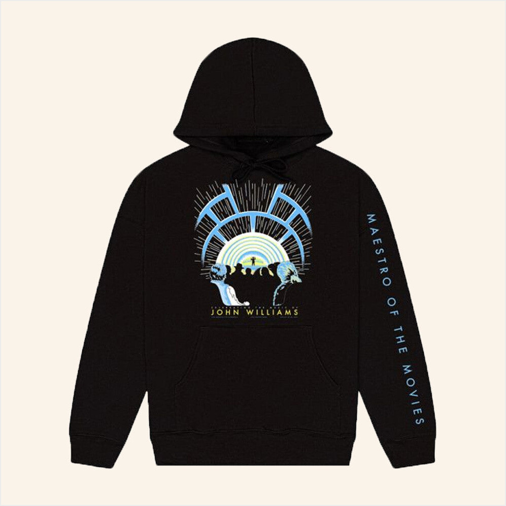John Williams Maestro Of The Movies Lightspeed Hoodie La Phil Merch Fans Birthday Gifts