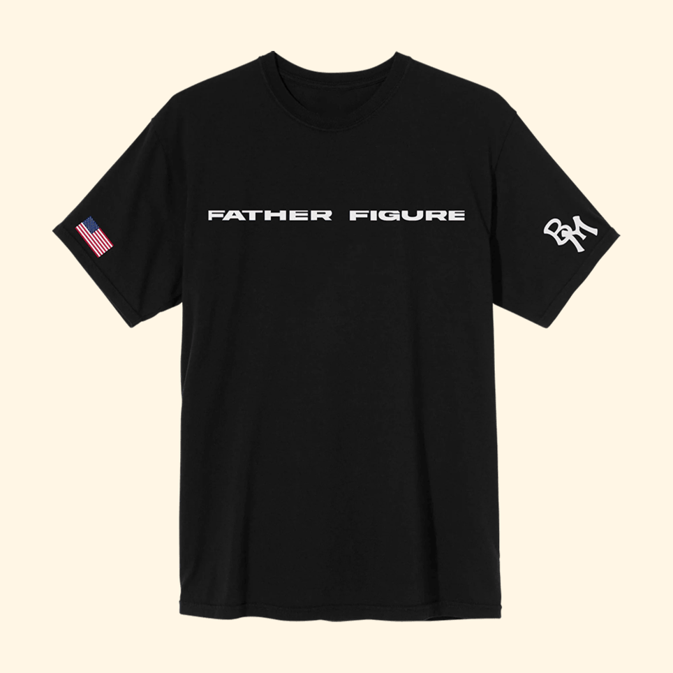 Jon Bellion Father Figure Black T-Shirt Jon Bellion Merch Father's Day Presents For Dad To Be