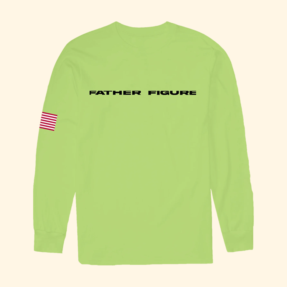 Jon Bellion Father Figure Neon Green Long Sleeve T-Shirt Jon Bellion Merch Best Gifts For Dad