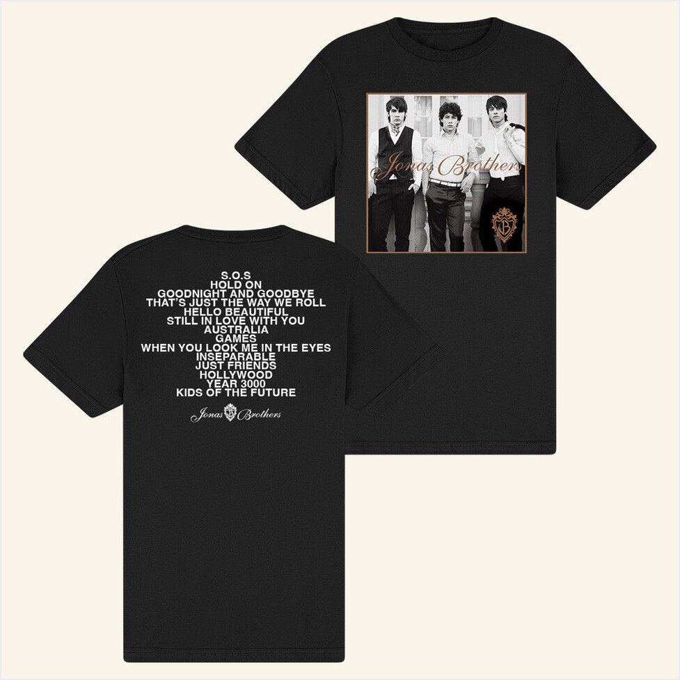 Jonas Brothers Black Shirt Jonas Brothers Tour Merch Best Birthday Gifts For Music Lovers