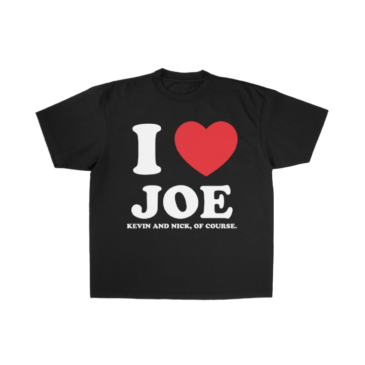 Jonas Brothers Merch I Love Joe Black Tshirt Great For Collectors