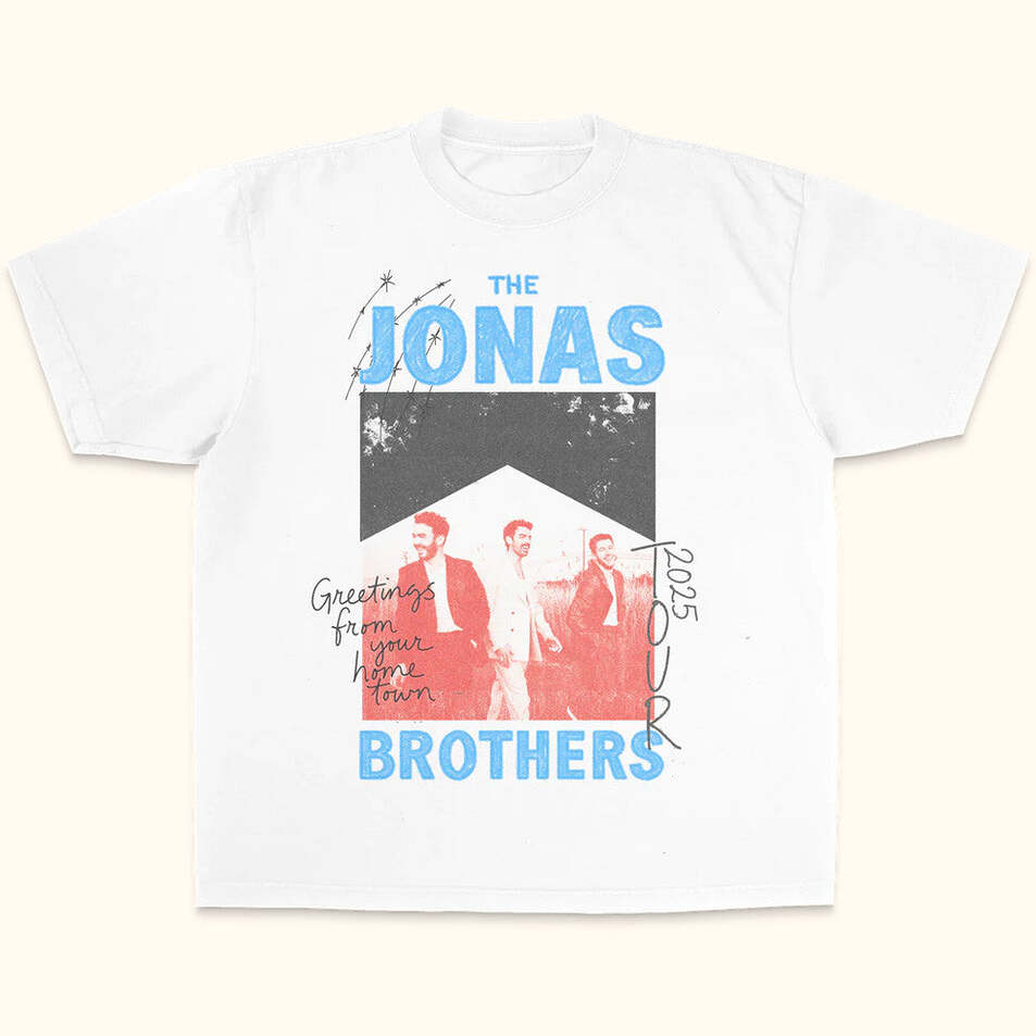 Jonas Brothers Merch Jonas Brothers Crayon T-Shirt Gifts For Fans Birthday Gifts For Her