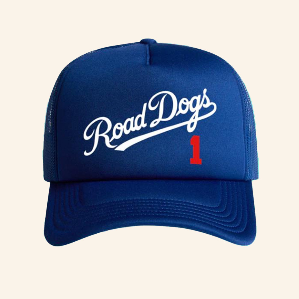 Jonas Brothers Merch Road Dogs Blue Trucker Hat Gifts For Music Fans