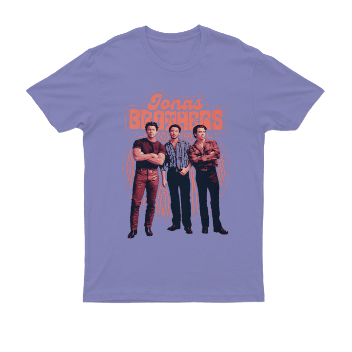 Jonas Brothers Purple Retro Tshirt Gift for Her