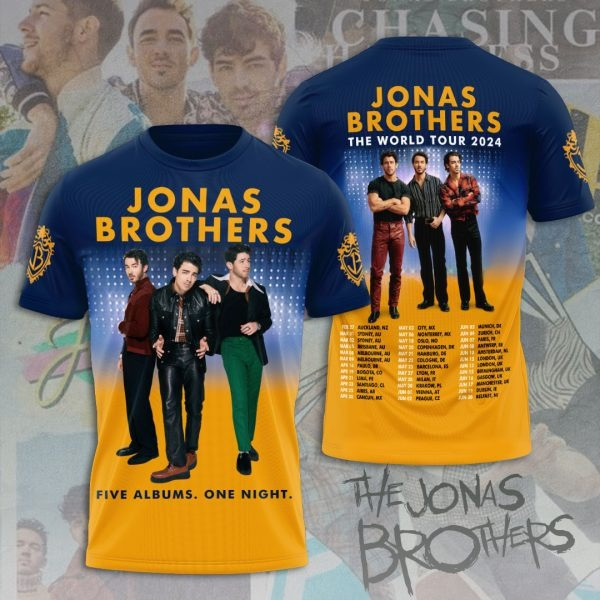 Jonas Brothers Tour 2025 Shirt Gift For Band Enthusiasts