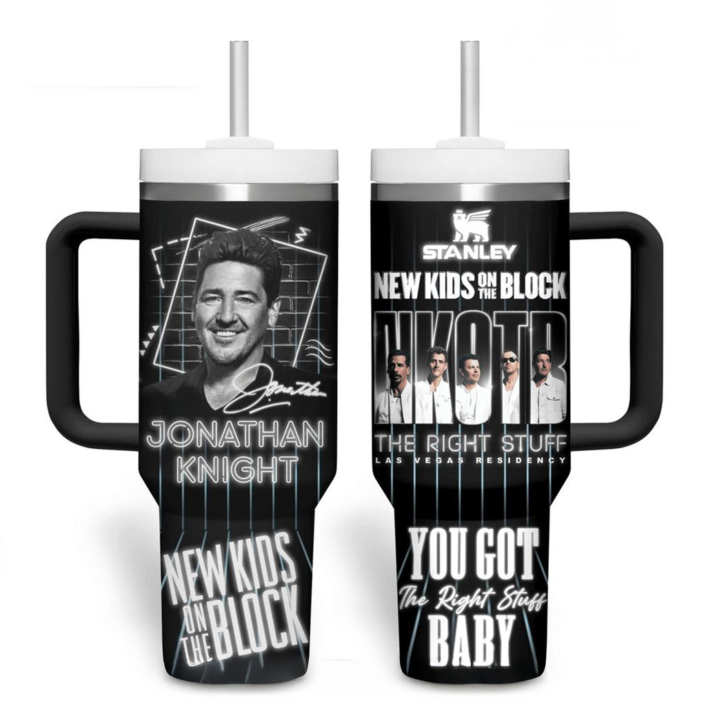 Jonathan Knight NKOTB The Right Stuff Las Vegas Residency Stanley Tumbler Gifts For Husband