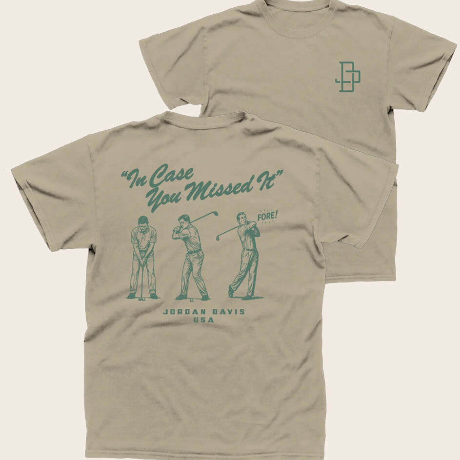 Jordan Davis Official Merch In Case You Missed It Golf T-Shirt Gifts For Dad Gifts For BFF