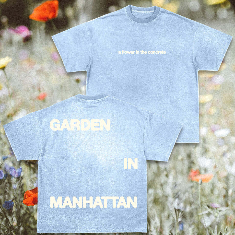Josiah Queen Merch Garden In Manhattan Light Blue T-Shirt Mother's Day Gifts For Mom