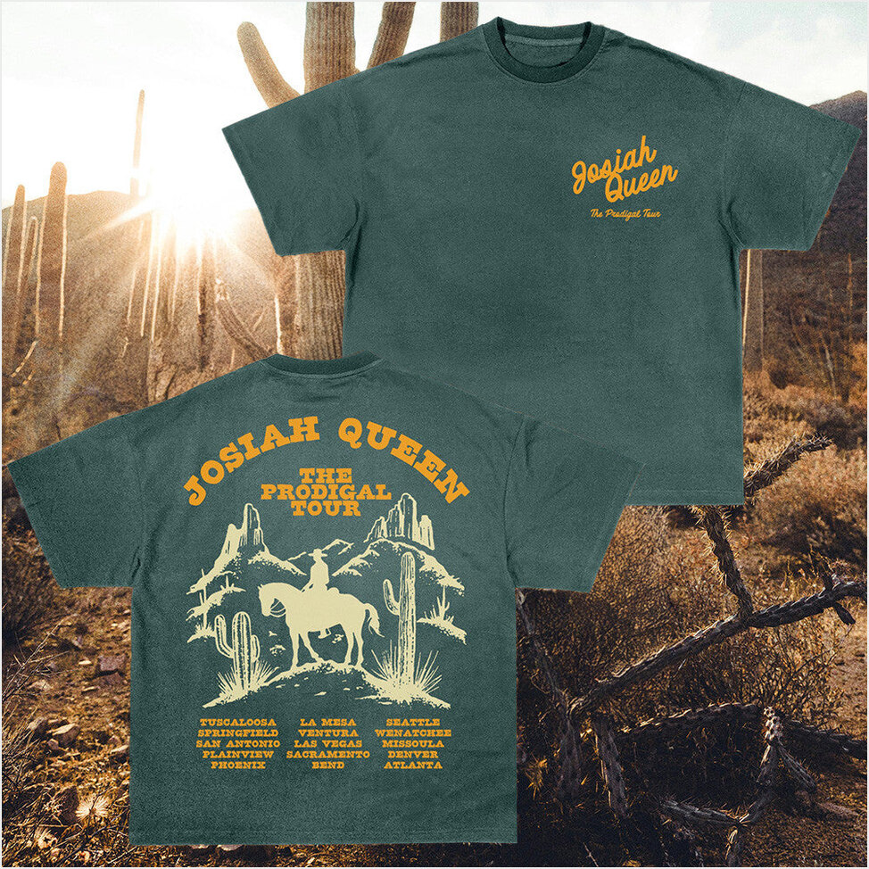Josiah Queen The Prodigal Tour T-Shirt Josiah Queen Merch Mother's Day Gifts For Girlfriend