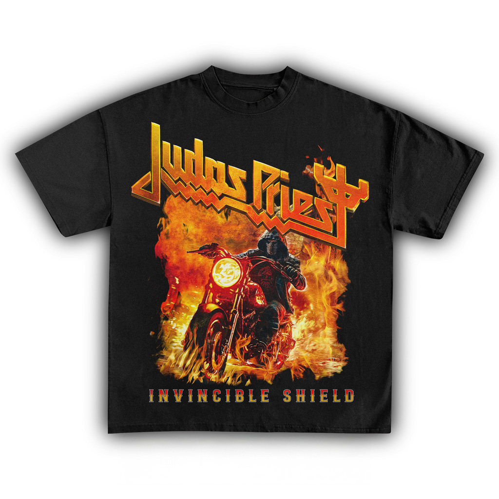 Judas Priest Invincible Shield T-Shirt Fan Merch Christmas Gifts For Boyfriend