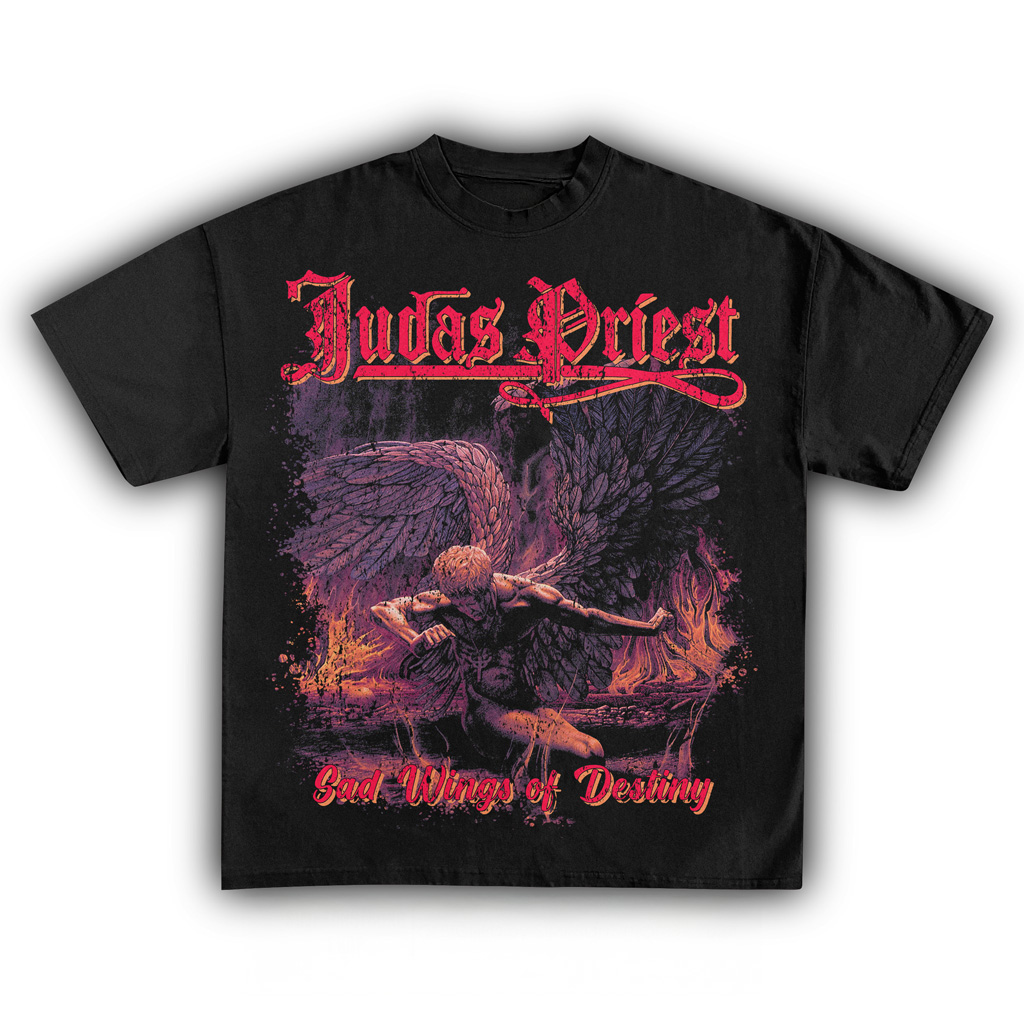 Judas Priest Sad Wings Of Destiny T-Shirt Black Fan Merch Christmas Gifts For Fans