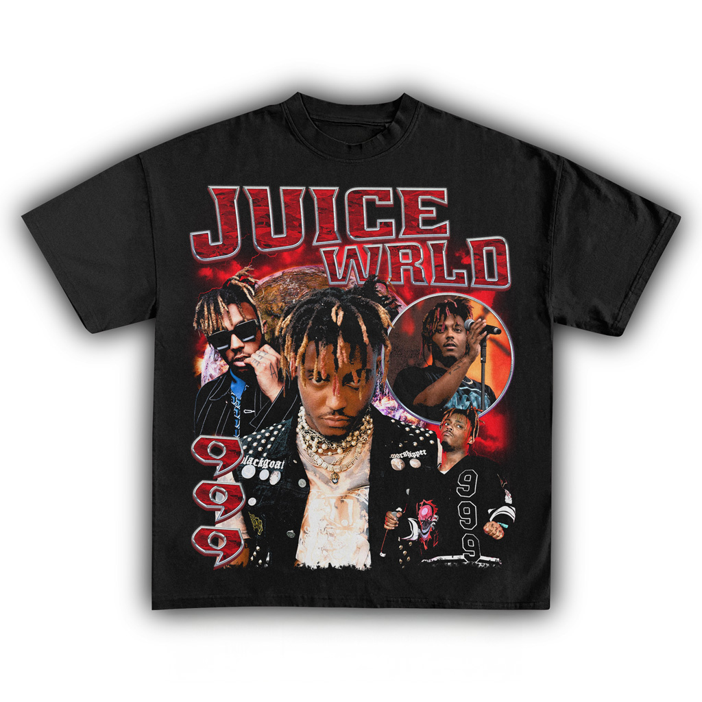Juice WRLD 999 Black Shirt Juice WRLD Merch Presents For Music Lovers