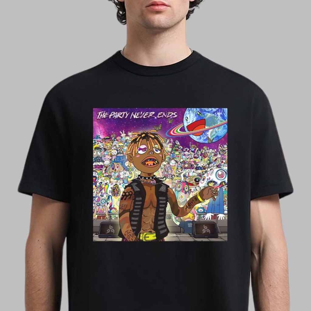 Juice Wrld Final Album The Party Never Ends Album Cover T-Shirt Gifts For Dudes