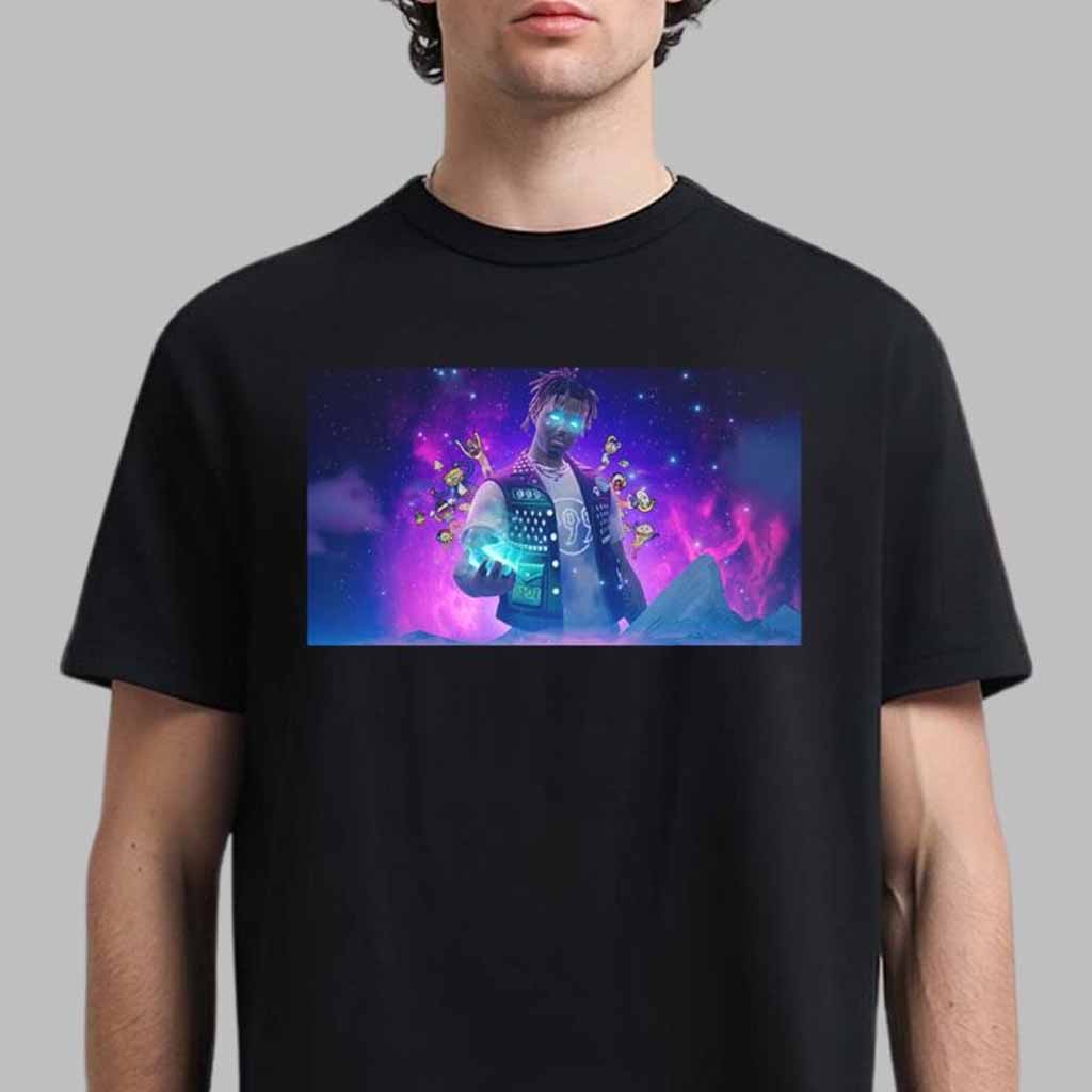 Juice Wrld x Fortnite The Final Stage Night Version T-Shirt Birthday Gifts For Music Lovers