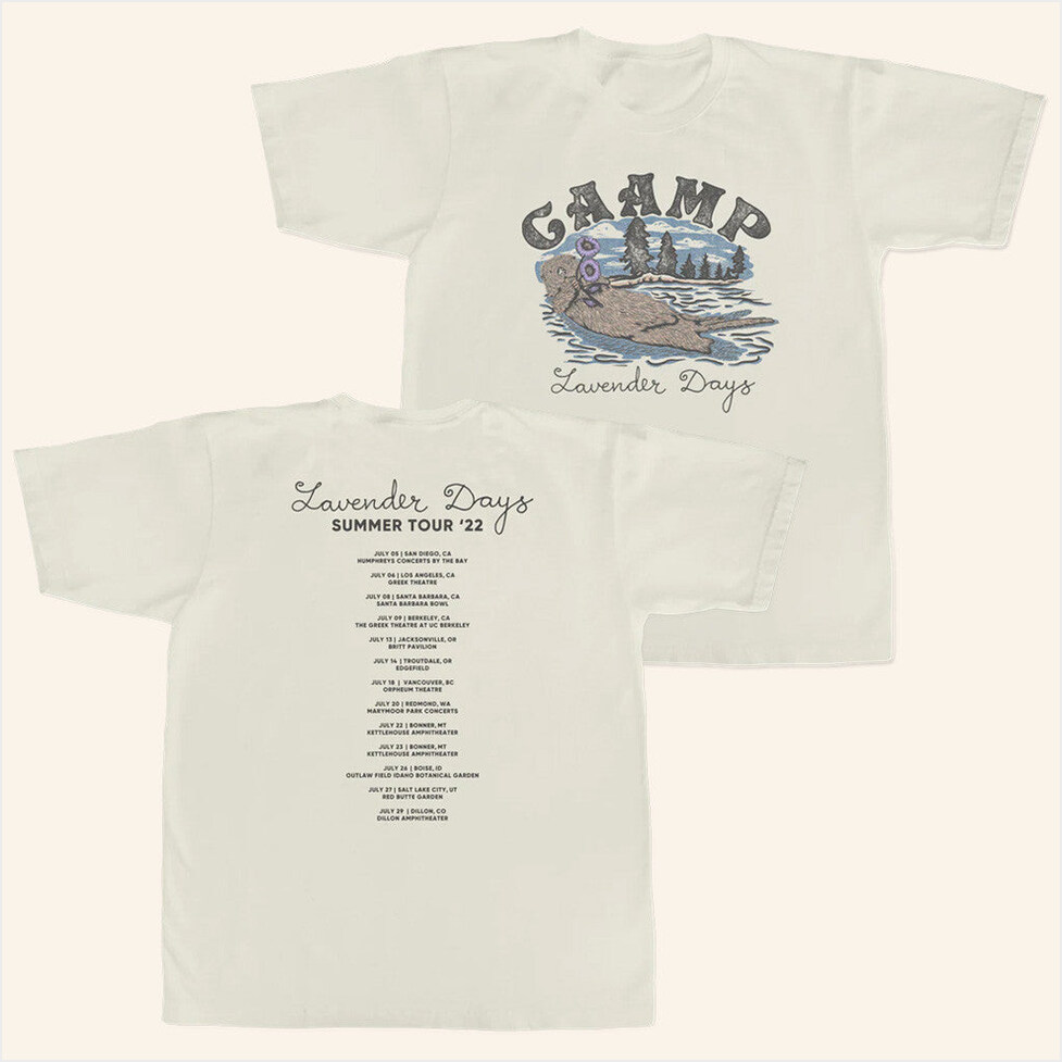 July Tour T-Shirt Caamp Merch Present For Husband Best Friend Birthday Gifts Christmas Presents