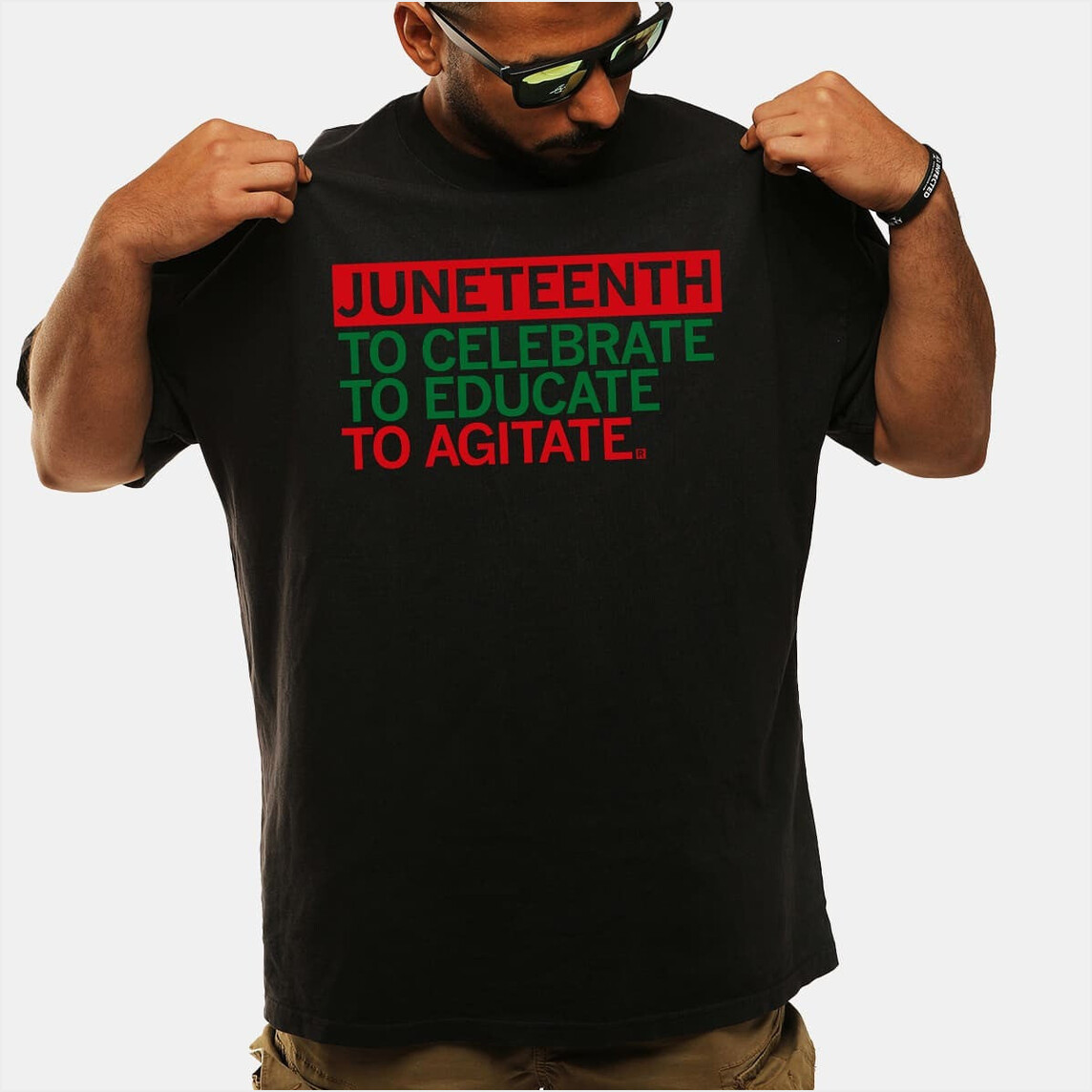 Juneteenth To Celebrate Educate Agitate Shirt Cool Birthday Gifts For Dad Gifts For BFF