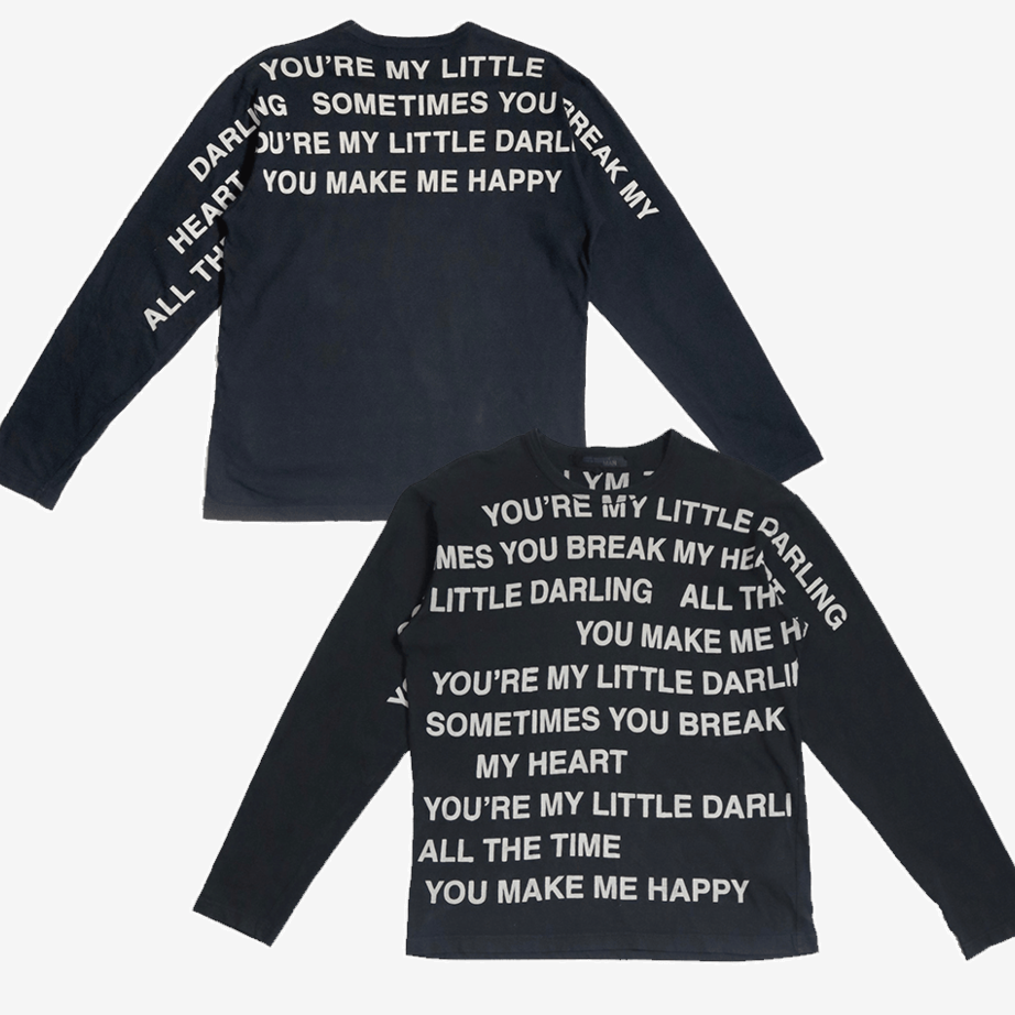 Junya Watanabe Poem Long Sleeve Shirt Junya Watanabe SS02 Poem Shirt Best Father's Day Gifts