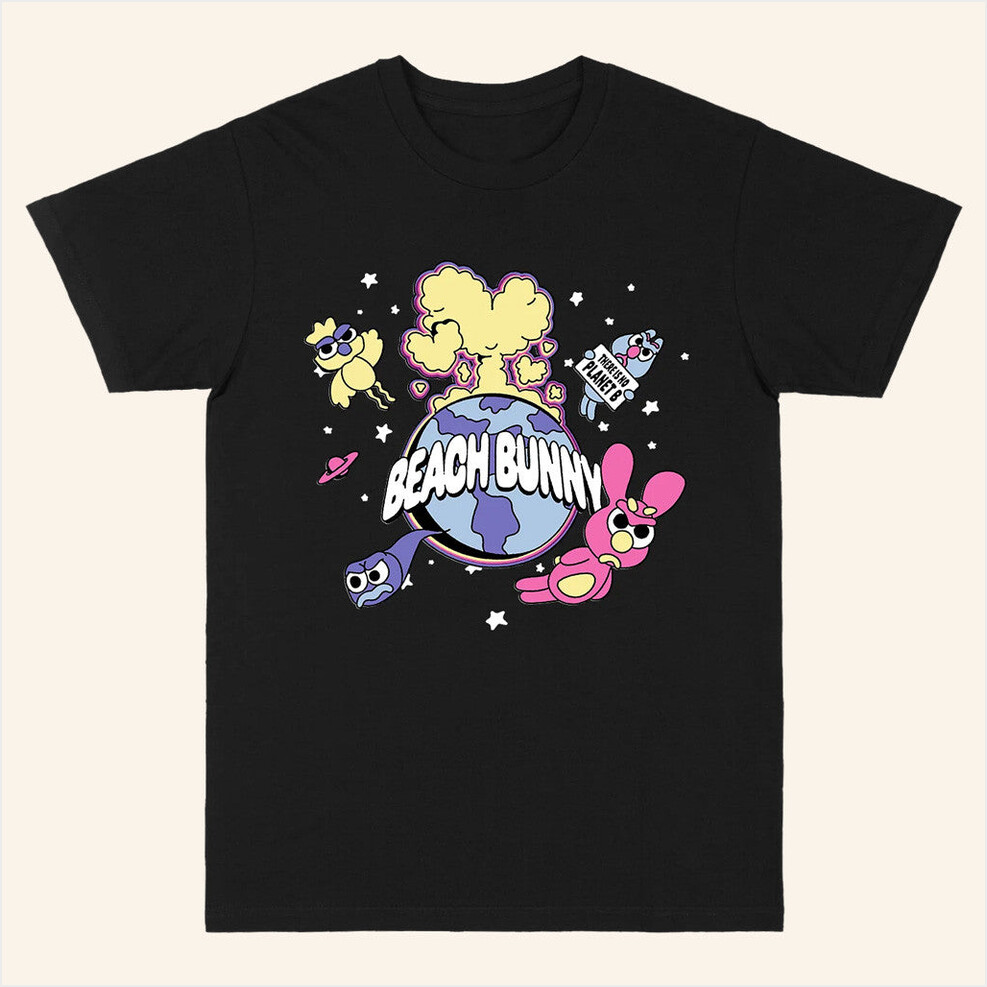 Just Around The Corner Black T-Shirt Beach Bunny Merch Birthday Gift Ideas Christmas Presents