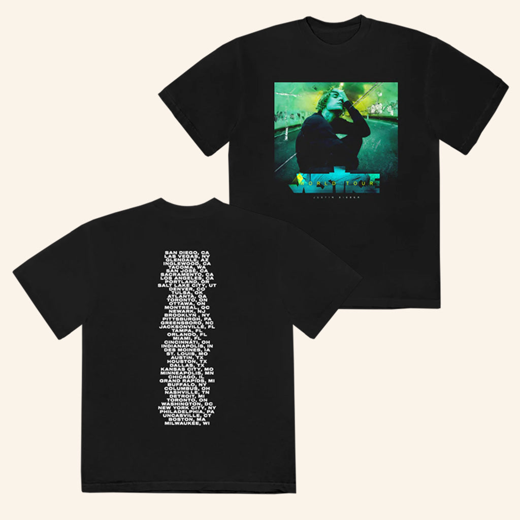Justin Bieber Merch Admat Tour Dateback T-Shirt Best Gifts For Boyfriend