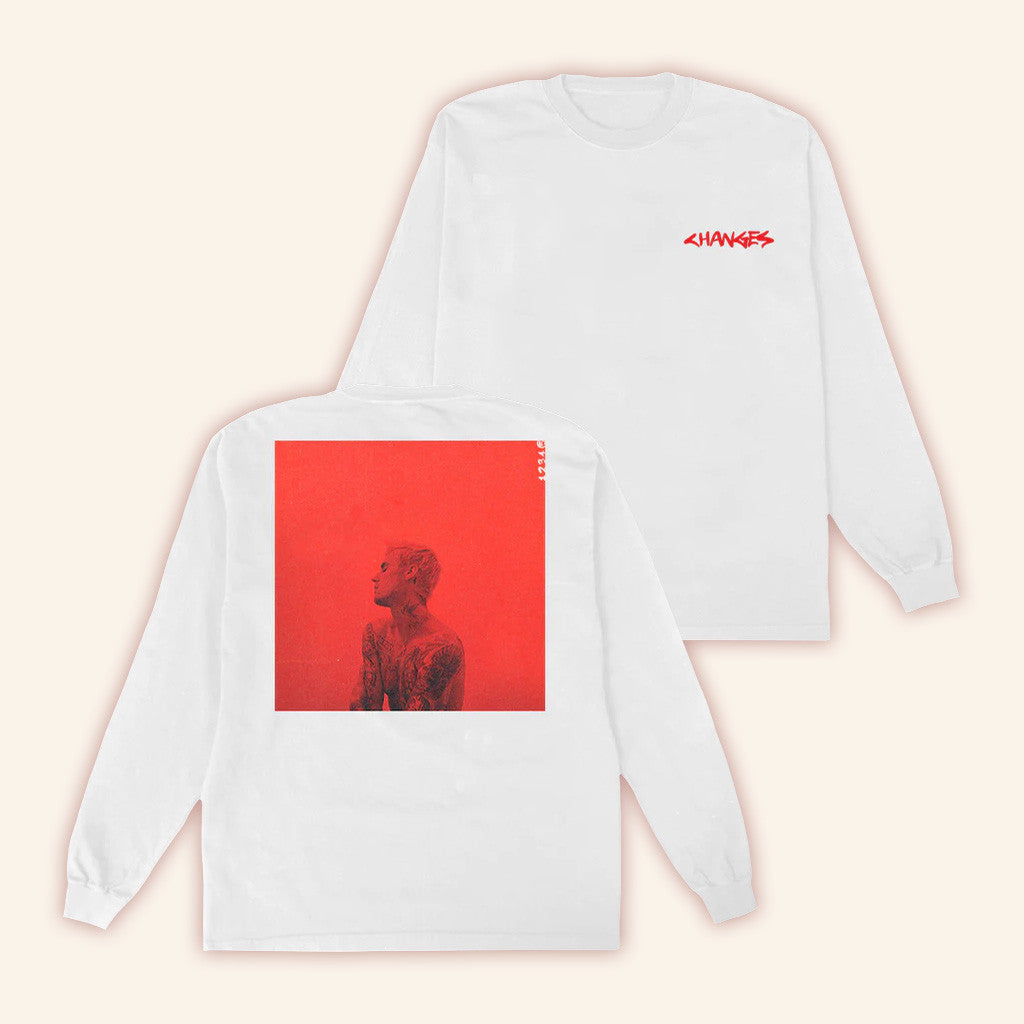 Justin Bieber Merch Changes Cover Long Sleeve T-Shirt Gift Ideas For Him