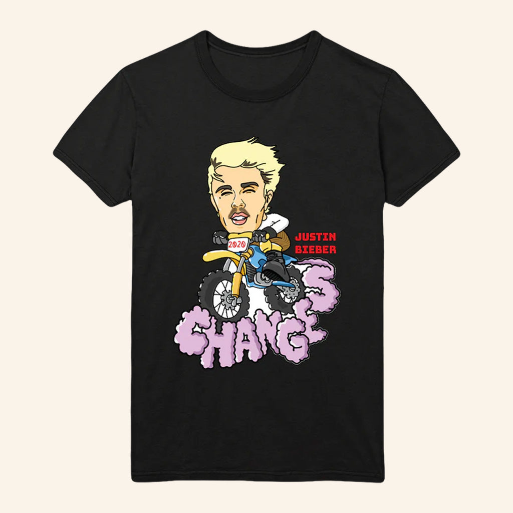 Justin Bieber Merch Changes Motocross Doodle T-Shirt Birthday Gift Ideas For Him