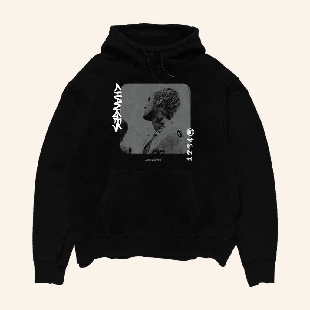 Justin Bieber Merch Changes Photo Hoodie Gift Ideas For Dudes