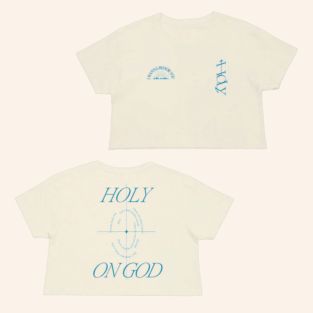 Justin Bieber Merch Holy Lyrics Cropped Shirt Birthday Gift Ideas For Womens