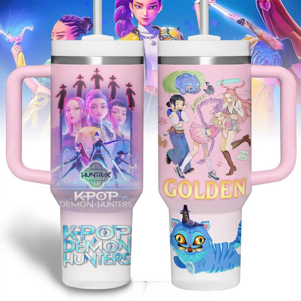 K Pop Demon Hunters 2025 Saja Boys Stanley Tumbler Fan Merch Gifts For Daughter