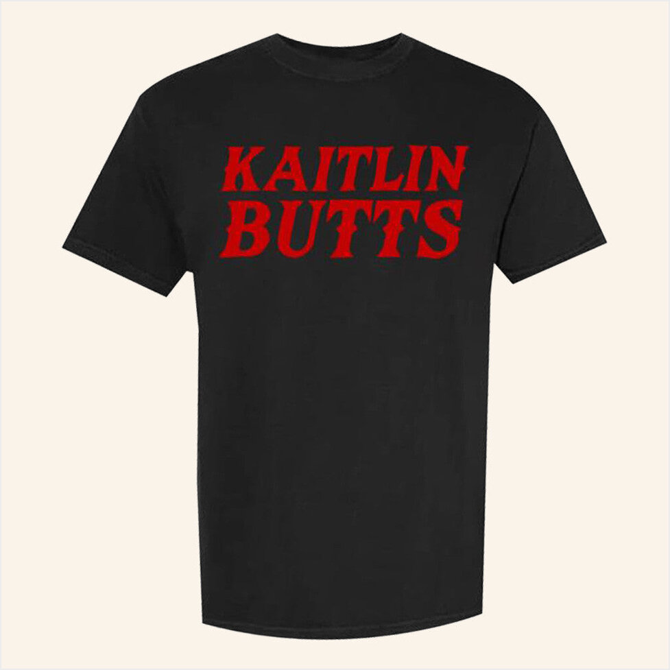 Kaitlin Butts Logo T-Shirt Kaitlinbutts Merch Present For Husband Birthday Gift Ideas