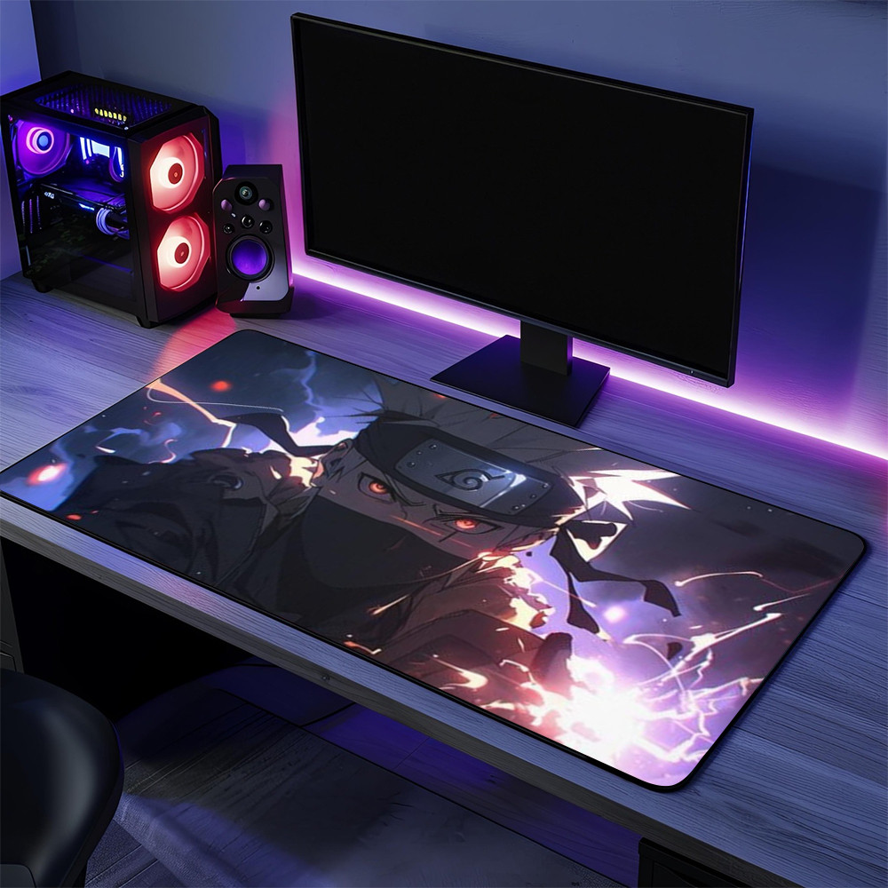 Kakashi Naruto Mouse Pad Gaming Large Desk Mat Computer Keyboard Office Accessories Desk Decor