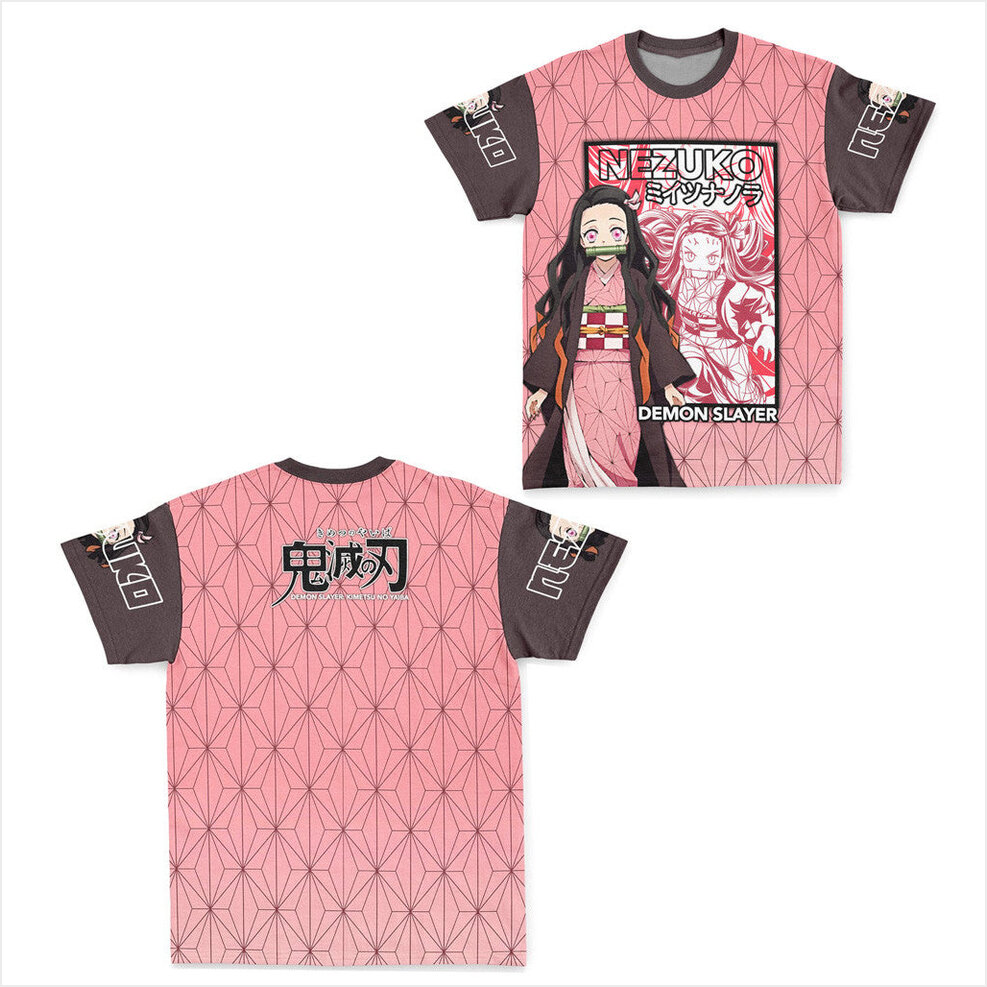 Kamado Nezuko Demon Slayer Streetwear T-Shirt Demon Slayer Merch Birthday Gifts For BFF