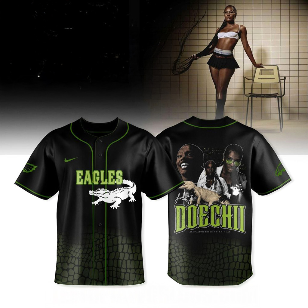 Kansas City Chiefs Doechii X Live From The Swamp Tour 2025 Baseball Jersey Chiefs Merch