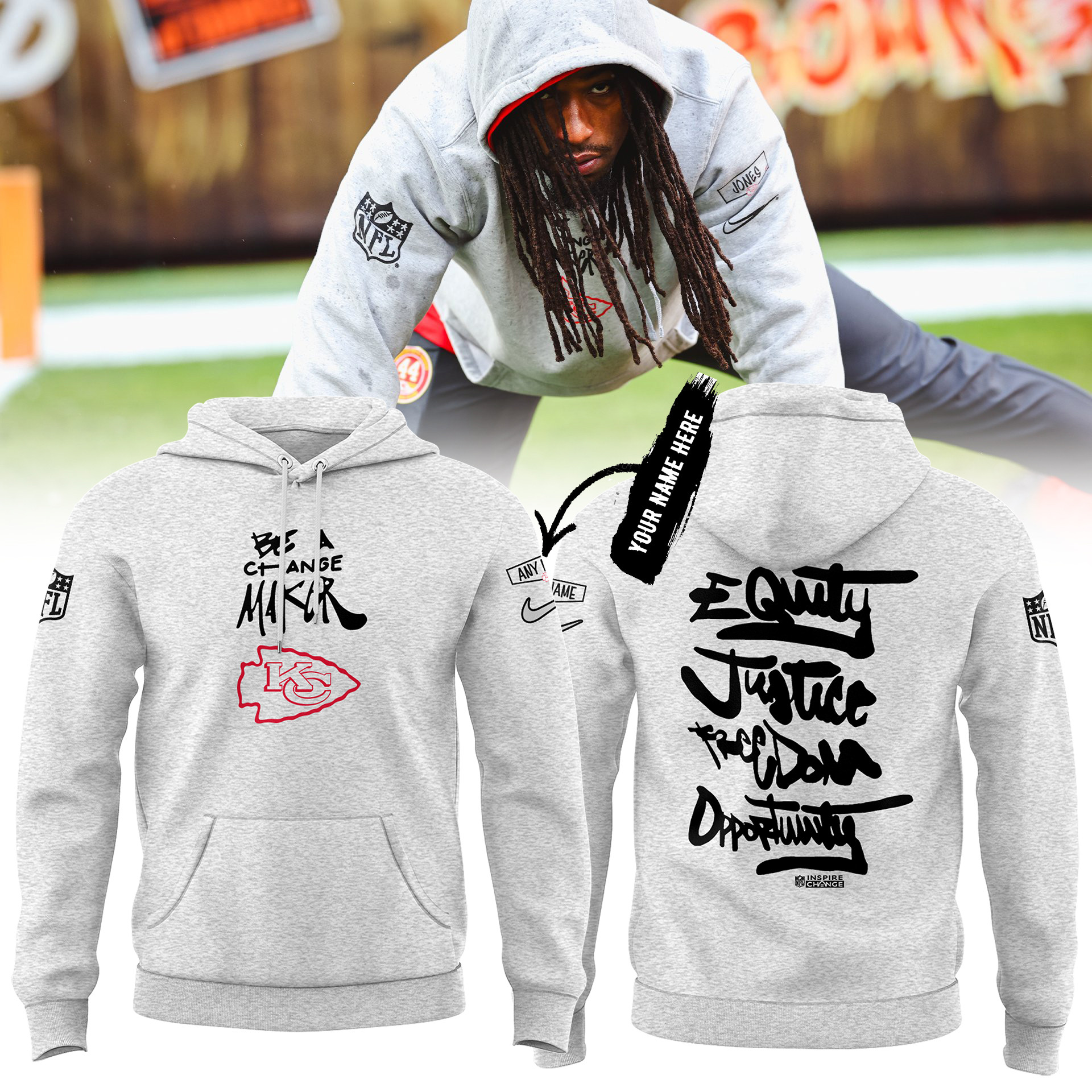 Kansas City Chiefs Inspire Change Hoodie Best Football Gifts
