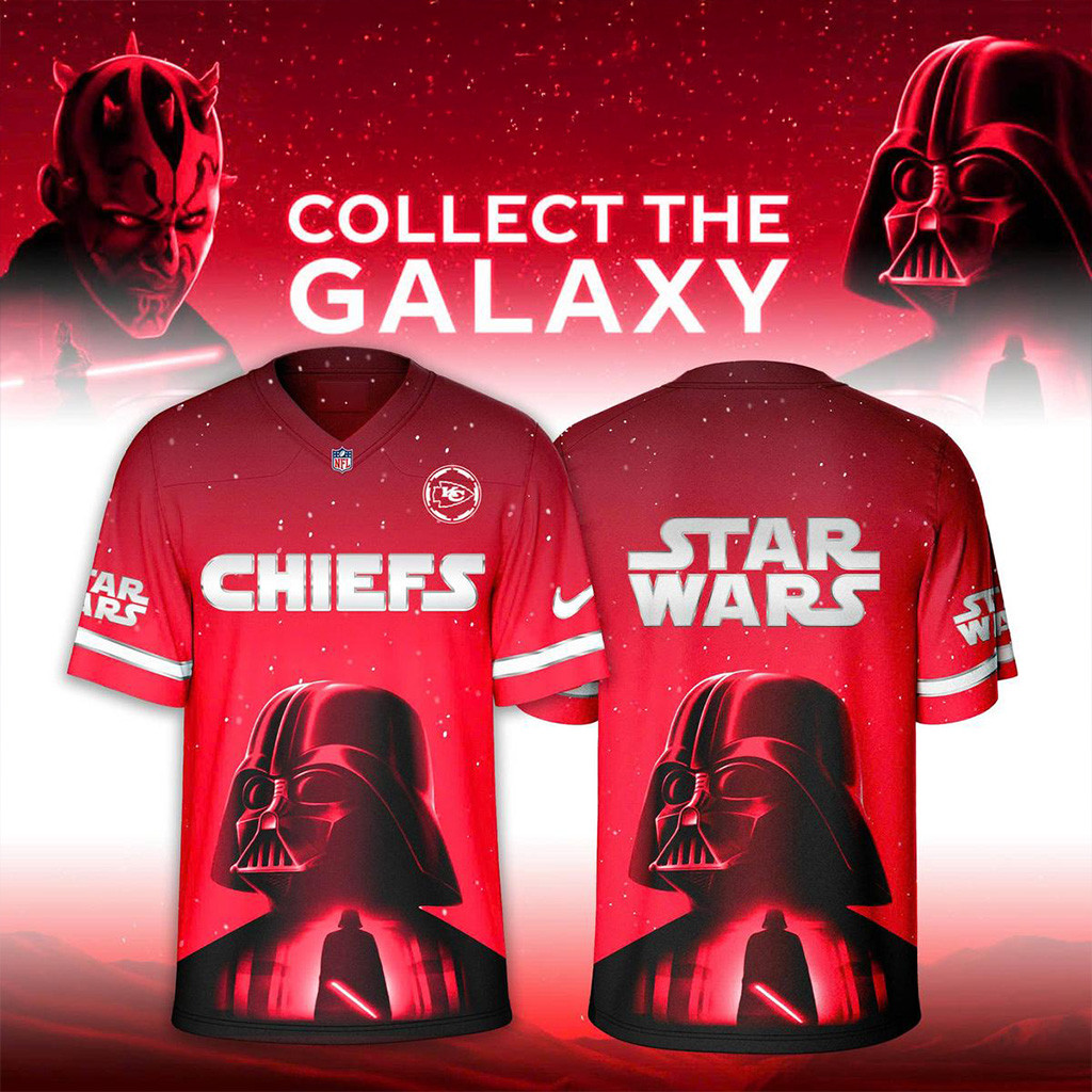 Kansas City Chiefs X Star Wars Collect The Galaxy Football Jersey Kansas City Chiefs Merch