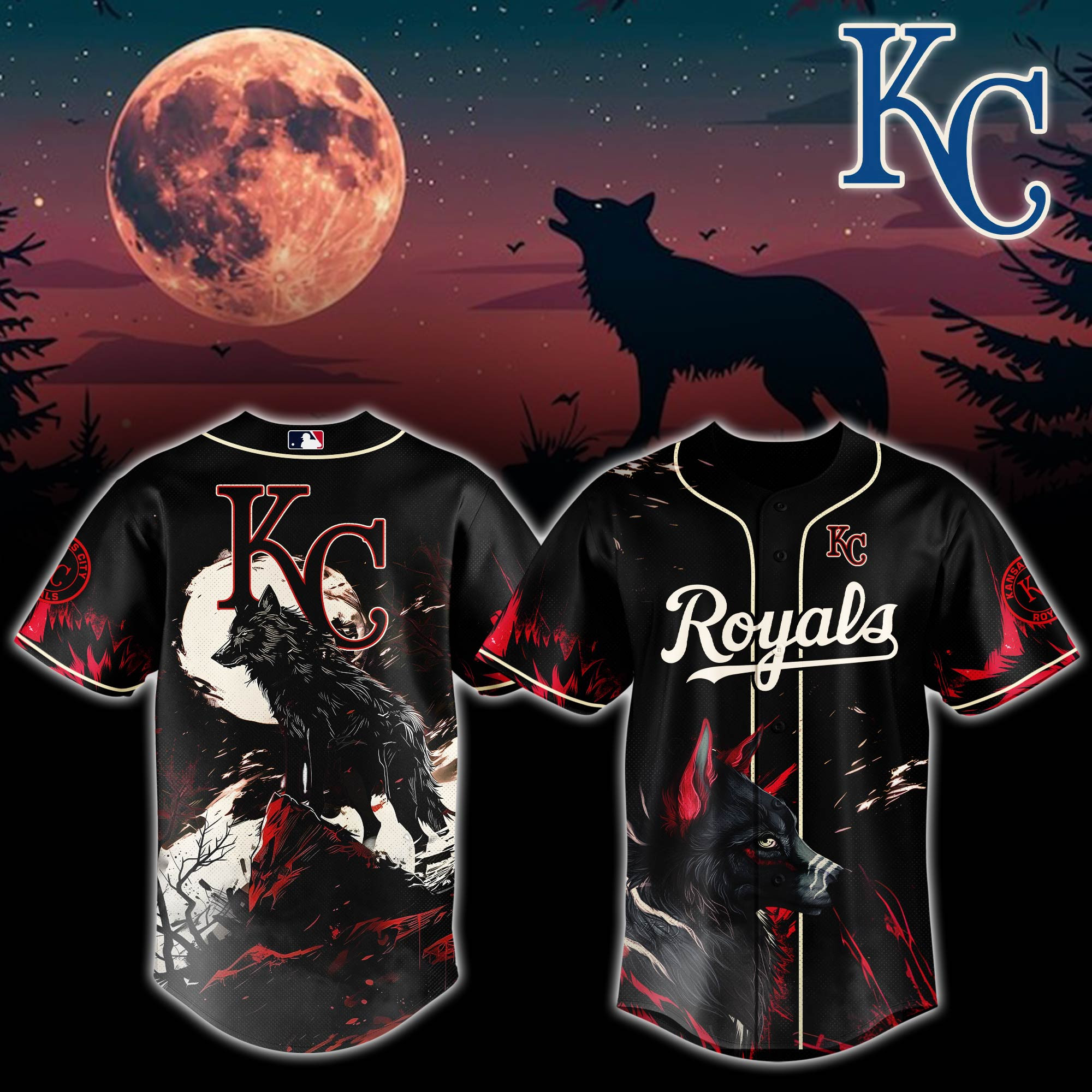 Kansas City Royals Mlb X Worf Baseball Jersey For Fans