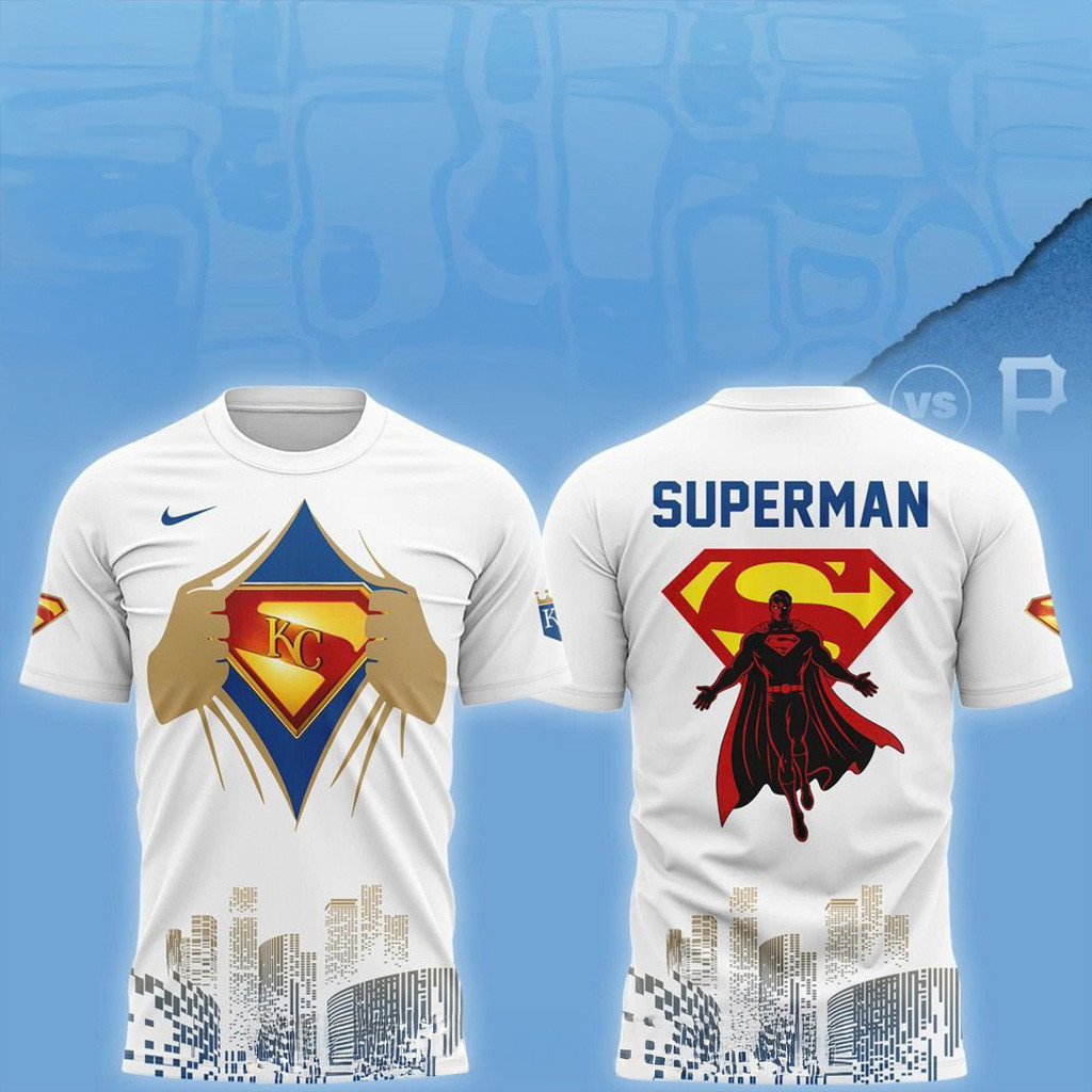 Kansas City Royals Superman Night 2025 Special Shirt Kansas City Royals Merch Fans Gifts