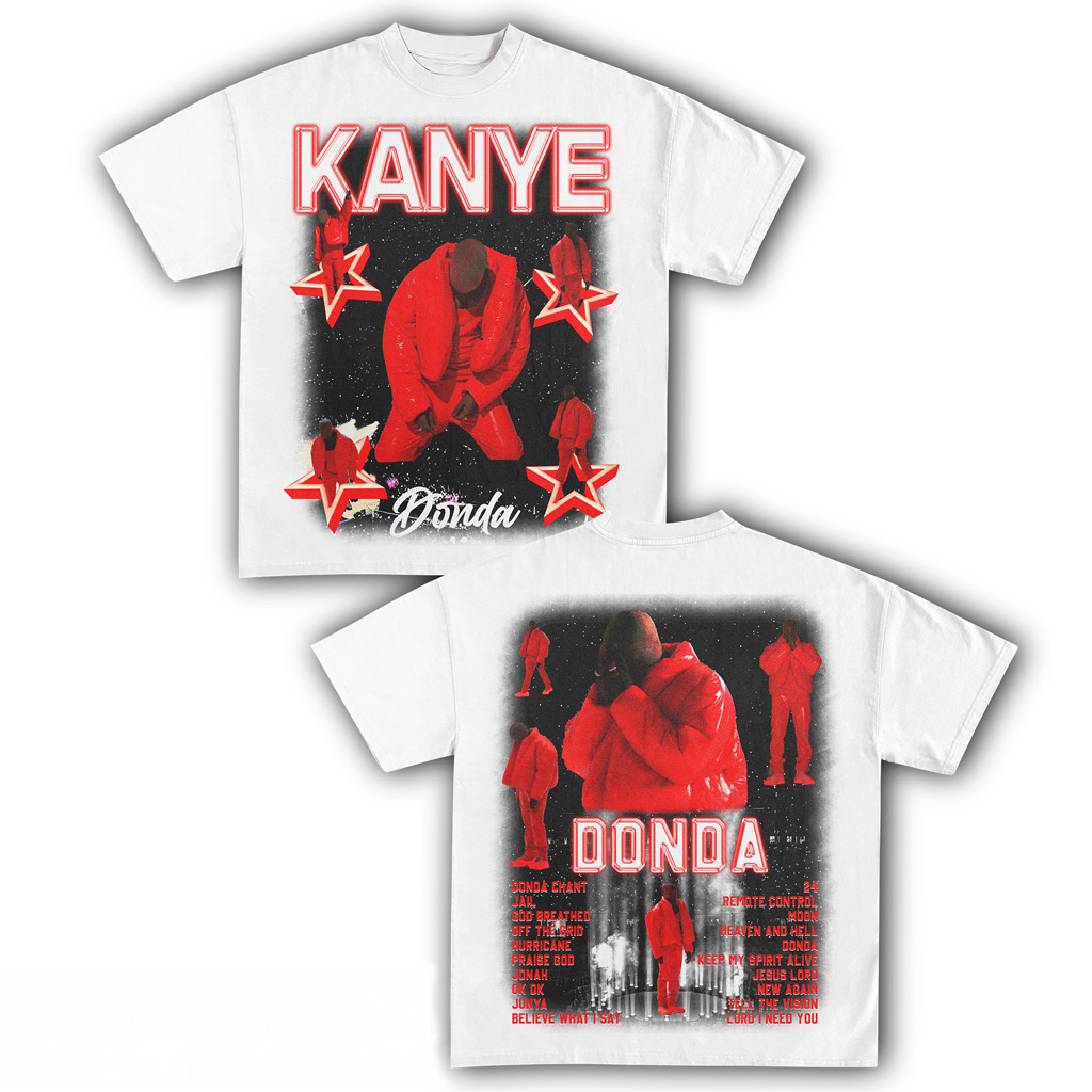 Kanye West Donda White Shirt Kanye West Merch Cool Gifts For Music Lovers