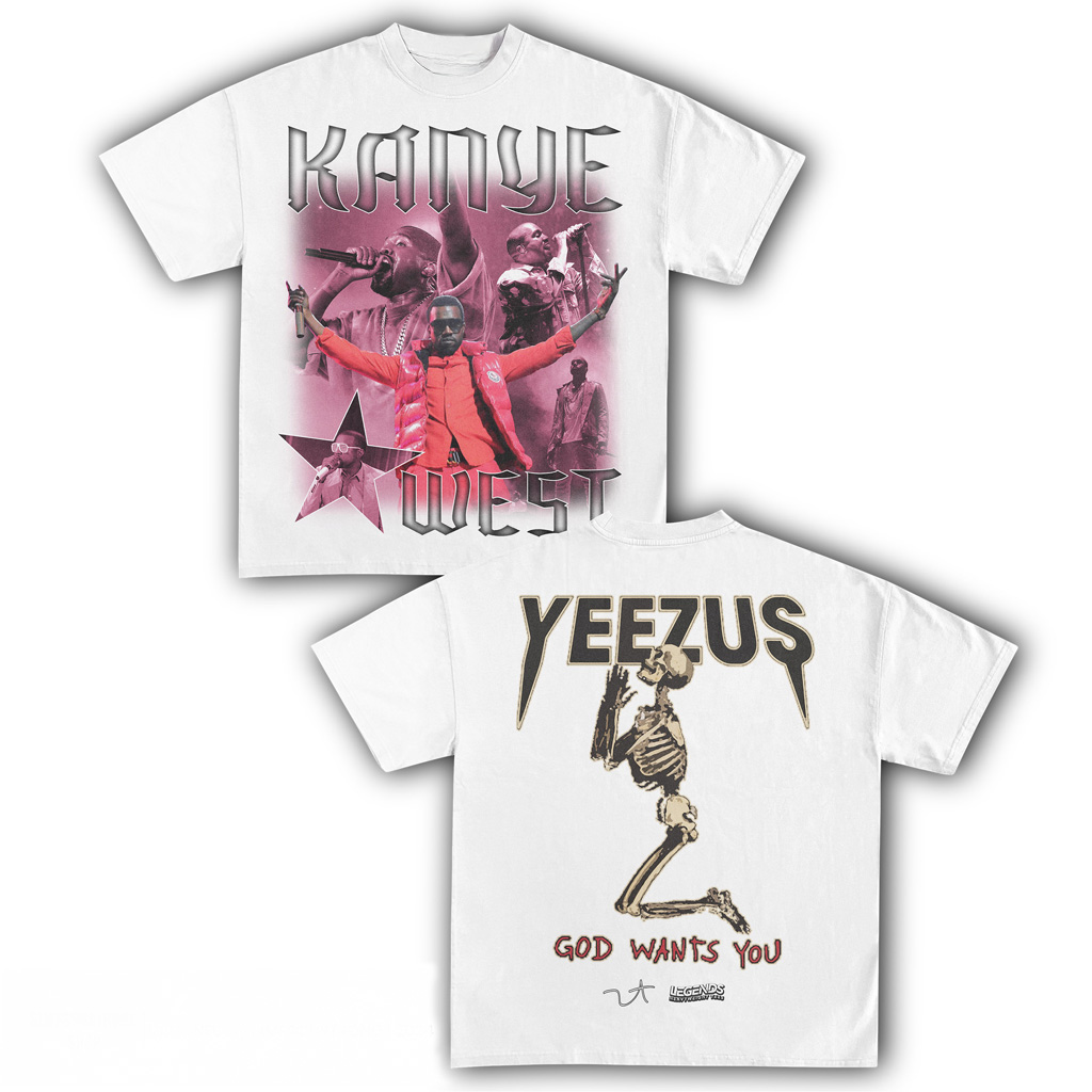 Kanye West Yeezus God Wants You Shirt Kanye West Merch Gifts For Music Lovers