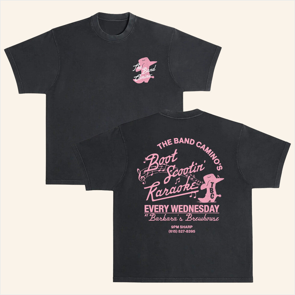 Karaoke T-Shirt The Band Camino Merch Birthday Gifts For Sister Best Friend Gifts