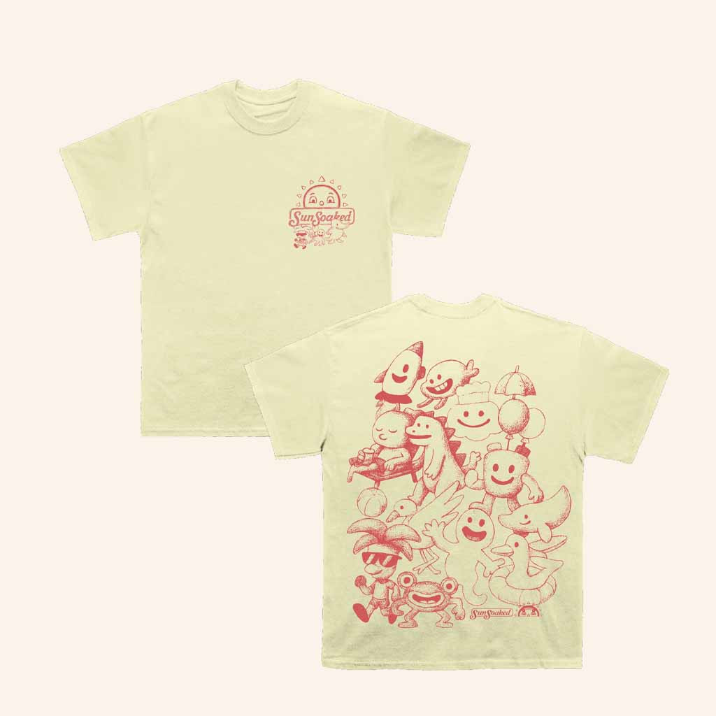 Kaskade Merch Sunsoaked Character Sketch Shirt Gifts For DJ Fans