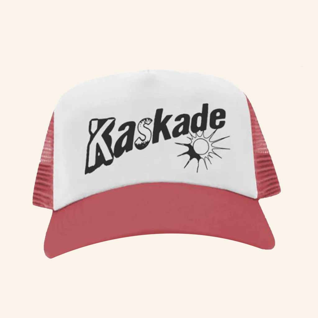 Kaskade Merch Sunsoaked Red Trucker Hat Gifts For DJ Fans