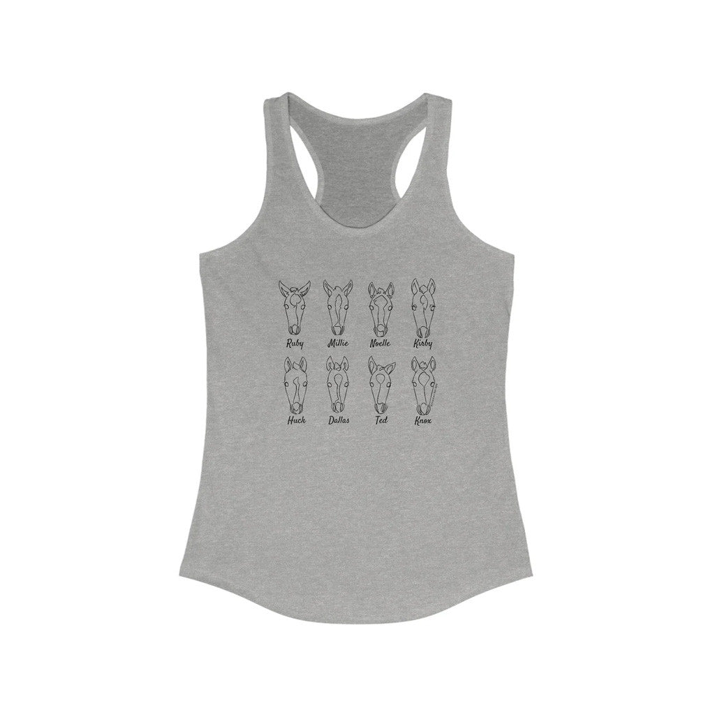 Katie Van Slyke Merch 2025 Foals Sketch Tank Grey Gifts For Her