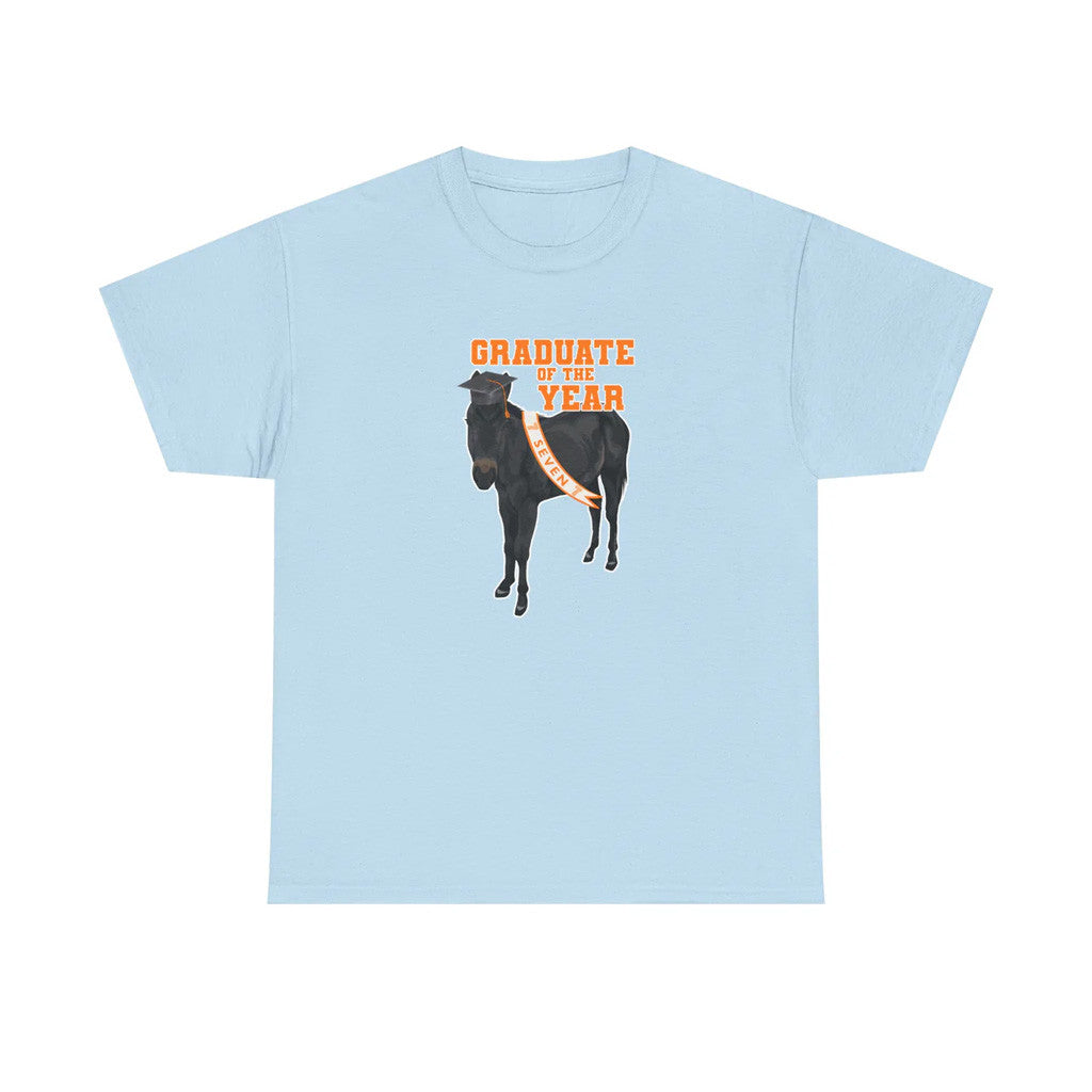 Katie Van Slyke Merch Seven Graduation T-Shirt Light Blue Best Gifts For Friends