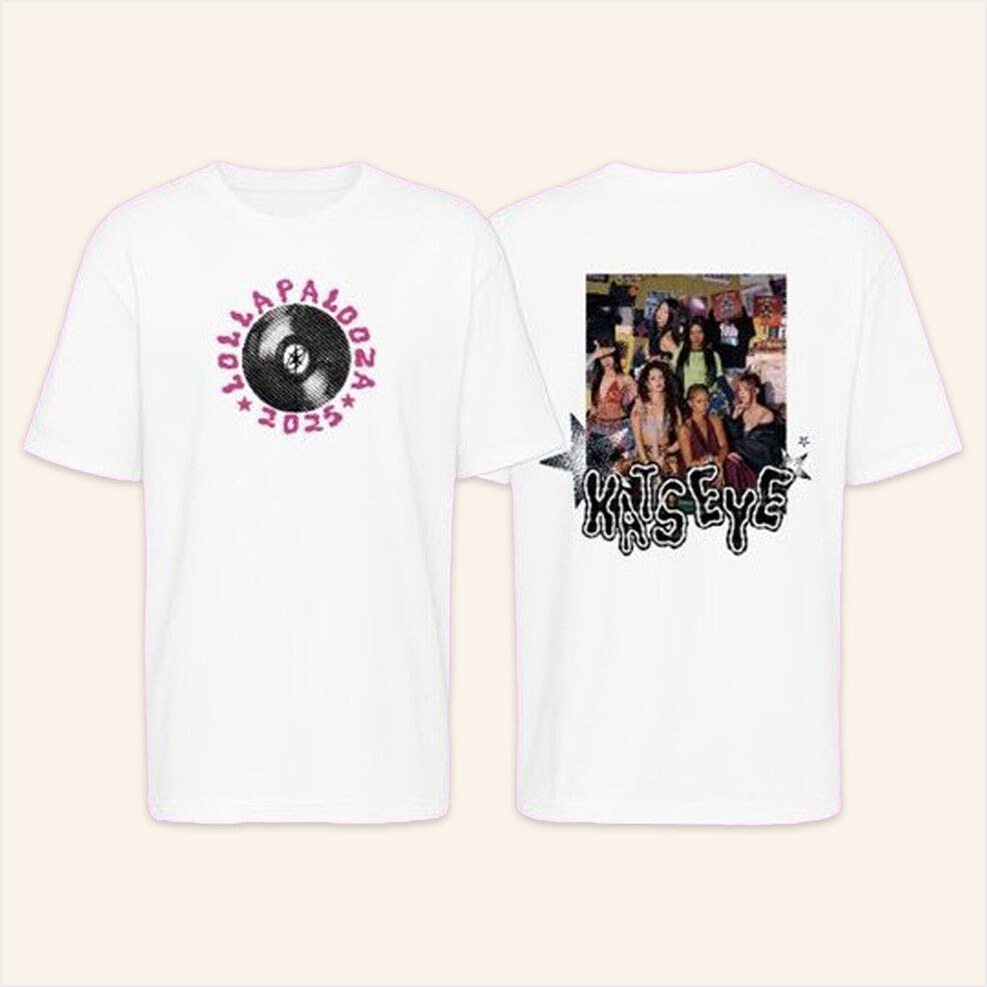 Katseye Lollapalooza 2025 T-Shirt Fan Merch Gift Ideas For Her Birthday Gifts For BFF