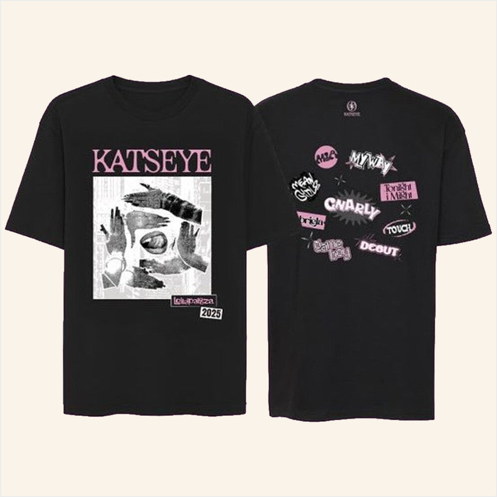 Katseye Lollapalooza 2025 T-Shirt Fan Merch Gift Ideas For Husband Best Friend Birthday Gifts