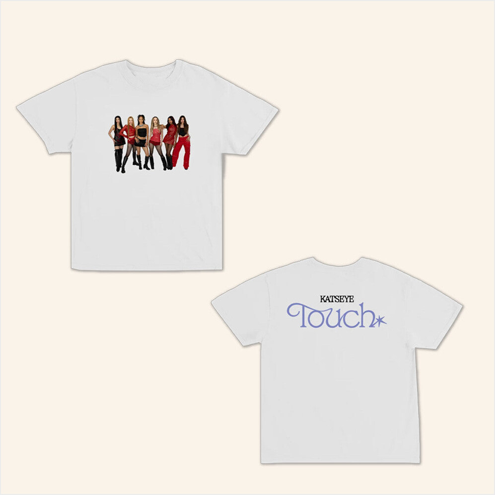 Katseye Red Photo T-Shirt Katseye Merch Birthday Gifts For Mom Gifts For Besties