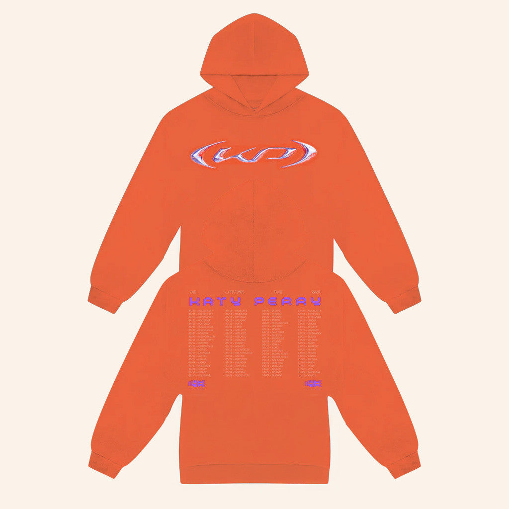 Katy Perry Merch Tour 2025 KP Red Hoodie Gifts For Girlfriend