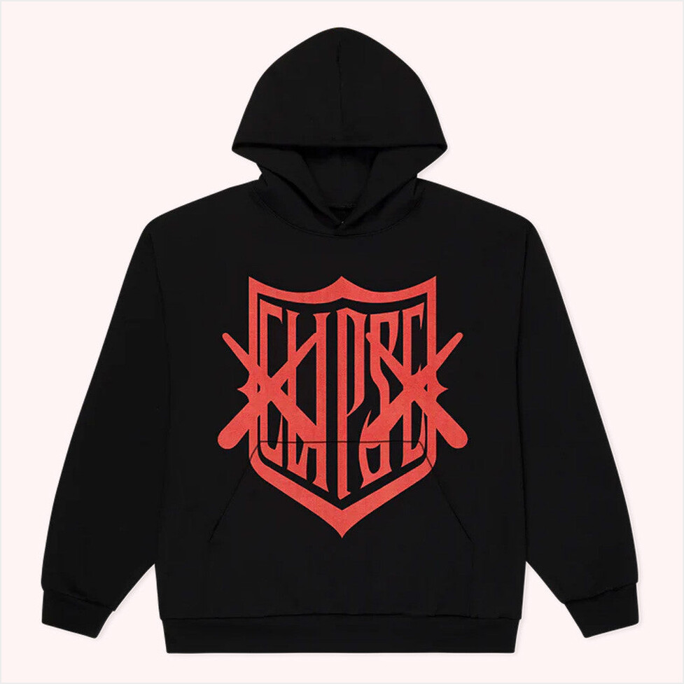 Kaws X Clipse Shield Hoodie Clipse Tour Merch Present For Husband Birthday Gifts For BFF