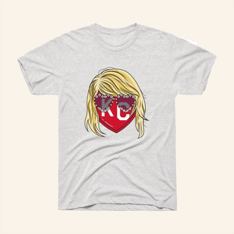 Kc Red Era Heart T-Shirt Charlie Hustle Merch Friends Birthday Gifts For Friends